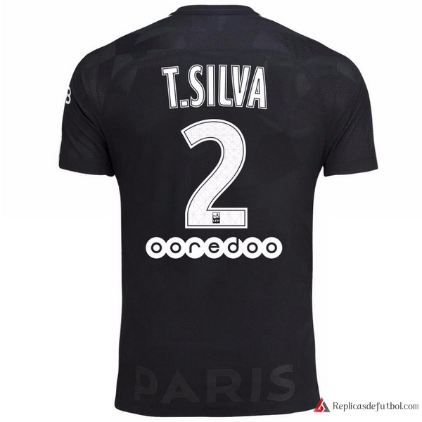 Camiseta Paris Saint Germain Tercera equipación T.Silva 2017-2018